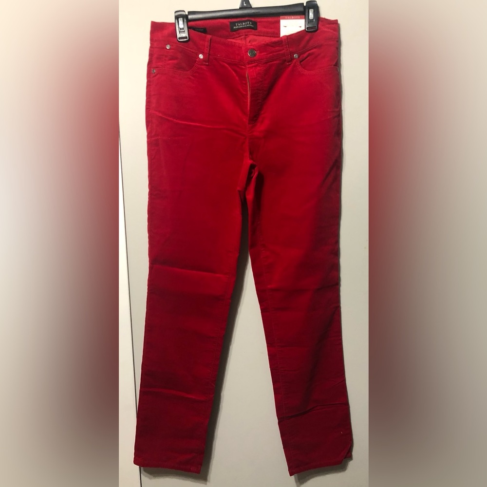 Red Women's Pants Talbots.